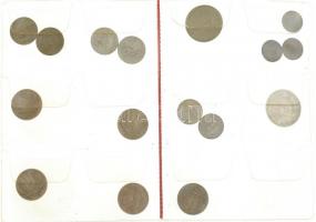 Szlovákia 1939-1945. 10h-5K (16db, 10xklf) műanyag berakólapon T:2,2-
Slovakia 1939-1945. 10 Halier...