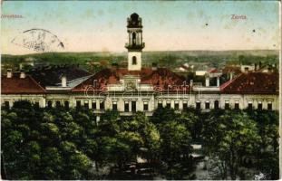 1912 Zenta, Senta; Városháza. Politzer Sándor kiadása / town hall (fl)