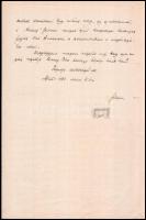 1896 Győrvármegye és Győr sz. kir. város főispánja, gróf Laszberg Rudolf (1848-1908) kézzel írt, hiv...