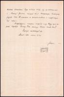 1896 Győrvármegye és Győr sz. kir. város főispánja, gróf Laszberg Rudolf (1848-1908) kézzel írt, hiv...
