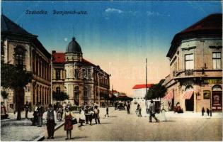 Szabadka, Subotica; Damjanich utca, Ivanits üzlete / street view, shop