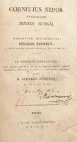 Cornelius Nepos fennmaradt minden munkái. Fordította, jegyzetekkel Czuczor Gergely. Buda, 1841, M. Kir. Egyetemi ny. Térkép melléklettel. Kartonált kötés, firkákkal, kopottas állapotban.