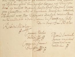 1785 Rákóczi Judit (1618-1651) 1640-ben kelt Verőmály hegyen lévő szőlője magyar nyelvű záloglevelén...