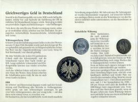 NSZK 1990. 1M + NDK 1978. 1M + egységes Németország 1990. "Német egység" Ffm emlékérem érm...