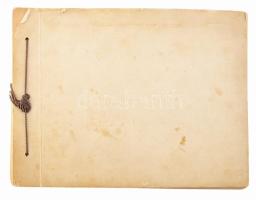 cca 1920-30 A röjtökmuzsaji Verseghy kastélyról készült össz. 14 db nagyobb méretű fotó zsínórfűzésű...