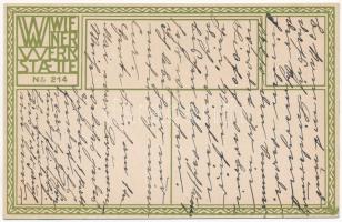 Alt-Karlsbad (Karlovy Vary), Café Helenenhof. Wiener Werkstätte No. 214. s: Leopold Drexler