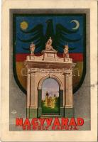 1942 Nagyvárad, Oradea; Erdély kapuja. Nagyvárad thj. város Idegenforgalmi Hivatala / The Gate of Transylvania. Touristic advertisement + "1192-1942 Szent László Ünnepi Hét Nagyváradon" s: Salzer (EK)