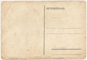 1940 Boldog Új Évet! Magyar nyilaskeresztes díszített propaganda képeslap. Darszon Pestszenterzsébet...