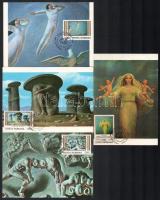 Románia 1982 (4 db), Romania 1982 (4 pieces)