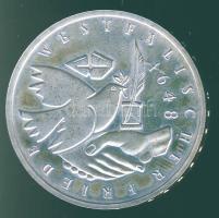 NSZK 1998J 10M Ag "Westfáliai béke" T:2+