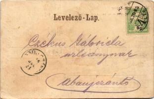 1906 Budapest VII. Kerepesi út, Központi és Debrecen szálloda, Petrits Károly üzlete, villamos. Mont...