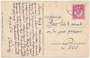 1926 Szikszó, Fő utca, Miskolci Takarékpénztár, Mezőgazdasági bank, Phönix biztosító, üzletek. Stamb...