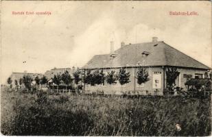 Balatonlelle, Lelle; Rzehák Ernő nyaralója. Hollenzer és Okos kiadása (lyukak / small holes)