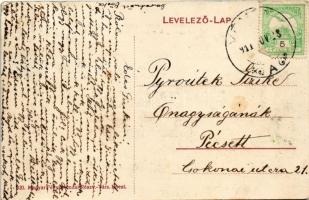 1911 Nagymányok, Irgalmas Nővérek Intézete, udvar (EK)