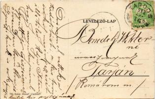 1913 Vértestolna, Komárom-Tolna; Római katolikus iskola, templom és plébánialak, Szám József vegyesk...