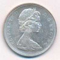 Kanada 1965. 1$ Ag II. Erzsébet T:2,2-  Canada 1965. 1 Dollar Ag Elizabeth II C:XF,VF  Krause KM#64.1