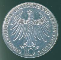 NSZK 1972G 10M Ag "Sportolók" T:2+