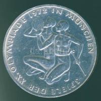 NSZK 1972G 10M Ag "Sportolók" T:2+