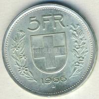 Svájc 1966B 5Fr Ag T:2