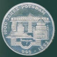 NSZK 1993F 10M Ag "1000 éves Potsdam" T:2+