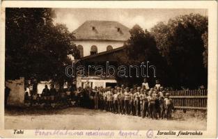 1926 Tahi, Tahitótfalu; Izraelita fiúárvaház, zsidó gyerekek. Özv. Rauchmann Manóné kiadása (EK)