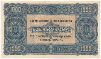 1923. 1000K "B05 100195" "Magyar Pénzjegynyomda Rt. Budapest" nyomdahely jelölés...