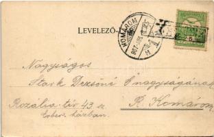 1907 Ászár (Kisbér), Római katolikus templom, községháza (EK)