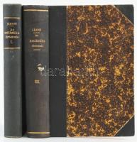 Jánosi Béla: Az aesthetika története (2 kötet). I. köt.: A görögök aesthetikája. III. köt.: Baumgart...