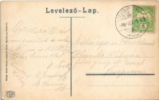 1909 Balatonfüred, Füred; Fedett sétány. Koller Károly József kiadása