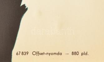 1965 ,,Júlia és a szellemek' című olasz-francia film magyar plakátja, Ernyei jelzéssel, hajtoga...