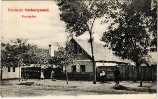 1909 Váchartyán, postaépület