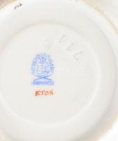 Herendi Eton mintás porcelán mokkás csésze, 4db és alj, 4 db, kézzel festett, jelzett, hibátlan, csé...