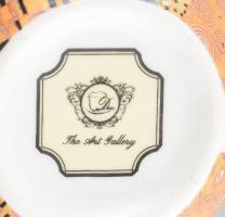 Gustav Klimt két személyes mokkás készlet díszdobozban. Matricás, jelzett, hibátlan