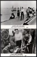 cca 1967 ,,A férfi akit szeretek" című szovjet film szereplői és jelenetei, 13 db vintage produ...