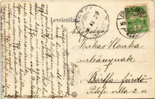 1908 Fonyód, Culi pinty villa. Tényi Lajos kiadása