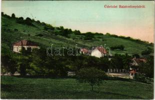 1910 Fonyód, Balatonfonyód; nyaralók, szőlőhegy. Sipos Flóra kiadása