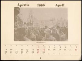 1990 Egy korszak vége... és egy új kezdete. Tüntetések, transzparensek ('88-'89-es felvéte...