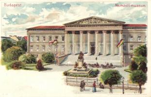 Budapest Nemzeti Múzeum litho