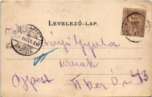 1900 Budapest XXII. Nagytétény, Nagy-Tétény; Pentz Lipót vendéglője. Szakály és Pentz kiadása (EK)