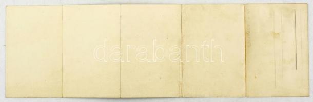 Budapest I. Látkép a Gellérthegyről, Királyi vár, Tabán, építés alatt álló Erzsébet híd, Döbrentei t...