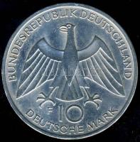 NSZK 1972F 10M Ag "Müncheni olimpia" T:2+