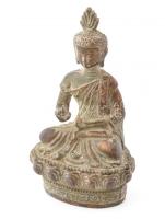 Réz Buddha, m: 9,5 cm