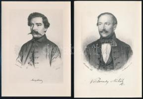 Arany János büsztje (Dr. Kemény Ferencz felvétele után), fotogravűr, 20x12 cm + Írók, költők portréi...