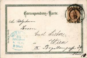 1897 (Vorläufer!) Plzen, Pilsen; Bürgerliches Bräuhaus, Genossenschafts Brauerei, Hotel Waldek zum K...