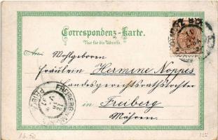 1897 (Vorläufer!) Olomouc, Olmütz; Astronom. Kunstuhr, Rathaus u. Dreifaltigkeitssäule / astronomica...