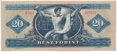 1965. 20Ft "C 512 087526" T:III kissé megsárgult lapél
Adamo F14