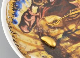 Rosenthal, Salvador Dalí dísztányér, hibátlan, limitált, jelzett, d: 26 cm