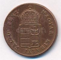 1848. 1kr Cu T:1- patina, ph 
Adamo B1