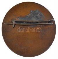 ~1960-1970. "Munkavédelmi felügyelő" bronz jelvény (25mm) T:1-