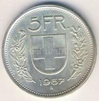 Svájc 1967B 5Fr Ag T:2
